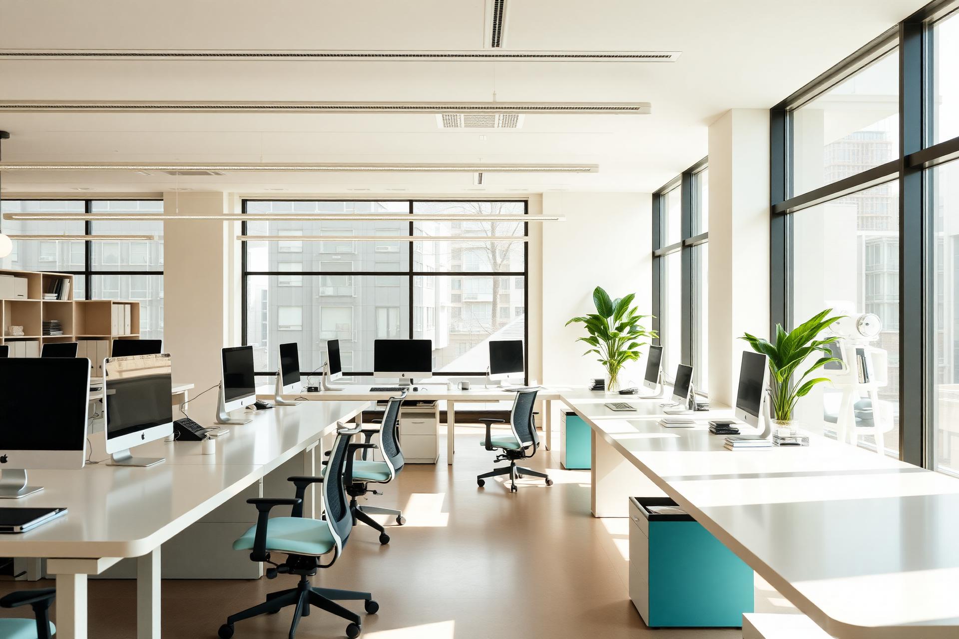 Escritório limpo e organizado